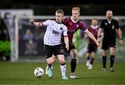 23 February 2024; Daryl Horgan of Dundalk and Vincent Borden of Galway United during the SSE Airtricity Men's Premier Division match between Dundalk and Galway United at Oriel Park in Dundalk, Louth. Photo by Ben McShane/Sportsfile