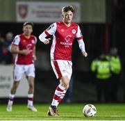 23 February 2024; Chris Forrester of St Patrick's Athletic during the SSE Airtricity Men's Premier Division match between St Patrick's Athletic and Bohemians at Richmond Park in Dublin. Photo by Harry Murphy/Sportsfile