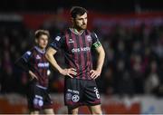 23 February 2024; Jordan Flores of Bohemians during the SSE Airtricity Men's Premier Division match between St Patrick's Athletic and Bohemians at Richmond Park in Dublin. Photo by Harry Murphy/Sportsfile