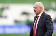 24 February 2024; Wales head coach Warren Gatland before the Guinness Six Nations Rugby Championship match between Ireland and Wales at Aviva Stadium in Dublin. Photo by Ramsey Cardy/Sportsfile