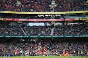 24 February 2024; A general view of a lineout during the Guinness Six Nations Rugby Championship match between Ireland and Wales at Aviva Stadium in Dublin. Photo by Ramsey Cardy/Sportsfile