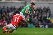 24 February 2024; Calvin Nash of Ireland is tackled by Rio Dyer of Wales during the Guinness Six Nations Rugby Championship match between Ireland and Wales at Aviva Stadium in Dublin. Photo by Sam Barnes/Sportsfile
