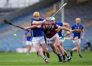24 February 2024; Johnny Bermingham of Westmeath in action against Andrew Ormond of Tipperary during the Allianz Hurling League Division 1 Group B match between Tipperary and Westmeath at FBD Semple Stadium in Thurles, Tipperary. Photo by Michael P Ryan/Sportsfile