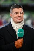 24 February 2024; ITV Analyst Brian O'Driscoll before the Guinness Six Nations Rugby Championship match between Ireland and Wales at Aviva Stadium in Dublin. Photo by Sam Barnes/Sportsfile