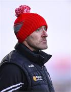 24 February 2024; Tyrone joint-manager Brian Dooher during the Allianz Football League Division 1 match between Tyrone and Mayo at O'Neills Healy Park in Omagh, Tyrone. Photo by Ben McShane/Sportsfile