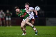 24 February 2024; Darren McHale of Mayo in action against Ben Cullen of Tyrone during the Allianz Football League Division 1 match between Tyrone and Mayo at O'Neills Healy Park in Omagh, Tyrone. Photo by Ben McShane/Sportsfile