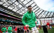 24 February 2024; James Ryan of Ireland before the Guinness Six Nations Rugby Championship match between Ireland and Wales at Aviva Stadium in Dublin. Photo by Ramsey Cardy/Sportsfile