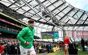 24 February 2024; Josh van der Flier of Ireland before the Guinness Six Nations Rugby Championship match between Ireland and Wales at Aviva Stadium in Dublin. Photo by Ramsey Cardy/Sportsfile