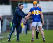 24 February 2024; Tipperary selector Michael Bevans in conversation with Andrew Ormond during the Allianz Hurling League Division 1 Group B match between Tipperary and Westmeath at FBD Semple Stadium in Thurles, Tipperary. Photo by Michael P Ryan/Sportsfile