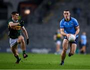 24 February 2024; Brian Fenton of Dublin in action against Diarmuid O'Connor of Kerry during the Allianz Football League Division 1 match between Dublin and Kerry at Croke Park in Dublin. Photo by Shauna Clinton/Sportsfile