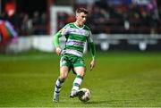 23 February 2024; Darragh Burns of Shamrock Rovers during the SSE Airtricity Men's Premier Division match between Shelbourne and Shamrock Rovers at Tolka Park in Dublin. Photo by Stephen McCarthy/Sportsfile