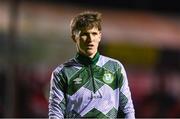 23 February 2024; Johnny Kenny of Shamrock Rovers before the SSE Airtricity Men's Premier Division match between Shelbourne and Shamrock Rovers at Tolka Park in Dublin. Photo by Stephen McCarthy/Sportsfile