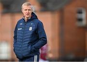 25 February 2024; Galway manager Henry Shefflin before the Allianz Hurling League Division 1 Group B match between Antrim and Galway at Corrigan Park in Belfast. Photo by Tyler Miller/Sportsfile
