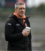 25 February 2024; Armagh manager Kieran McGeeney before the Allianz Football League Division 2 match between Armagh and Donegal at BOX-IT Athletic Grounds in Armagh. Photo by Brendan Moran/Sportsfile
