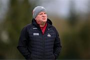 25 February 2024; Cork manager John Cleary during the Allianz Football League Division 2 match between Fermanagh and Cork at St Joseph’s Park in Ederney, Fermanagh. Photo by Ben McShane/Sportsfile