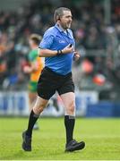 25 February 2024; Referee Noel Mooney during the Allianz Football League Division 2 match between Armagh and Donegal at BOX-IT Athletic Grounds in Armagh. Photo by Brendan Moran/Sportsfile