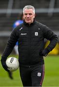 25 February 2024; Galway manager Padraic Joyce before the Allianz Football League Division 1 match between Galway and Derry at Pearse Stadium in Galway. Photo by Ray Ryan/Sportsfile
