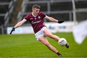 25 February 2024; John Daly of Galway during the Allianz Football League Division 1 match between Galway and Derry at Pearse Stadium in Galway. Photo by Ray Ryan/Sportsfile
