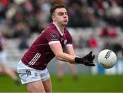 25 February 2024; Daniel O’Flaherty of Galway during the Allianz Football League Division 1 match between Galway and Derry at Pearse Stadium in Galway. Photo by Ray Ryan/Sportsfile