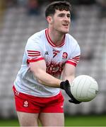 25 February 2024; Padraig McGrogan of Derry during the Allianz Football League Division 1 match between Galway and Derry at Pearse Stadium in Galway. Photo by Ray Ryan/Sportsfile