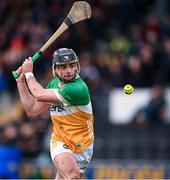 25 February 2024; David Nally of Offaly during the Allianz Hurling League Division 1 Group A match between Kilkenny and Offaly at UPMC Nowlan Park in Kilkenny. Photo by Ray McManus/Sportsfile