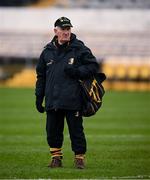25 February 2024; Kilkenny kit man Dennis 'Rackard' Coady before the Allianz Hurling League Division 1 Group A match between Kilkenny and Offaly at UPMC Nowlan Park in Kilkenny. Photo by Ray McManus/Sportsfile