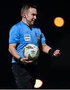 24 February 2024; Referee Kevin O'Sullivan during the SSE Airtricity Men's Premier Division match between Sligo Rovers and Derry City at The Showgrounds in Sligo. Photo by Tyler Miller/Sportsfile