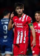 24 February 2024; Niall Morahan of Sligo Rovers during the SSE Airtricity Men's Premier Division match between Sligo Rovers and Derry City at The Showgrounds in Sligo. Photo by Tyler Miller/Sportsfile