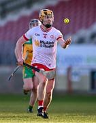 24 February 2024; Oran McKee of Tyrone during the Allianz Hurling League Division 2 Group B match between Tyrone and Donegal at O'Neills Healy Park in Omagh, Tyrone. Photo by Ben McShane/Sportsfile