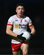 24 February 2024; Conall Devlin of Tyrone during the Allianz Football League Division 1 match between Tyrone and Mayo at O'Neills Healy Park in Omagh, Tyrone. Photo by Ben McShane/Sportsfile