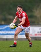 25 February 2024; Eoghan McSweeney of Cork during the Allianz Football League Division 2 match between Fermanagh and Cork at St Joseph’s Park in Ederney, Fermanagh. Photo by Ben McShane/Sportsfile