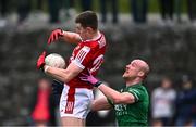 25 February 2024; Damien Gore of Cork and Ché Cullen of Fermanagh during the Allianz Football League Division 2 match between Fermanagh and Cork at St Joseph’s Park in Ederney, Fermanagh. Photo by Ben McShane/Sportsfile