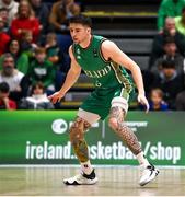 25 February 2024; Lorcan Murphy of Ireland during the FIBA Basketball World Cup 2027 European Pre-Qualifiers first round match between Ireland and Switzerland at the National Basketball Arena in Tallaght, Dublin. Photo by David Fitzgerald/Sportsfile