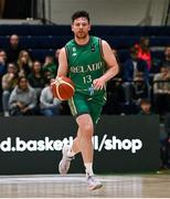 25 February 2024; Jordan Blount of Ireland during the FIBA Basketball World Cup 2027 European Pre-Qualifiers first round match between Ireland and Switzerland at the National Basketball Arena in Tallaght, Dublin. Photo by David Fitzgerald/Sportsfile