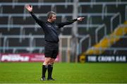 25 February 2024; Referee Thomas Walsh during the Allianz Hurling League Division 1 Group A match between Wexford and Clare at Chadwicks Wexford Park in Wexford. Photo by Seb Daly/Sportsfile