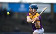 25 February 2024; Jack Doran of Wexford during the Allianz Hurling League Division 1 Group A match between Wexford and Clare at Chadwicks Wexford Park in Wexford. Photo by Seb Daly/Sportsfile