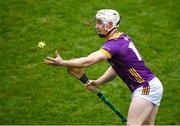 25 February 2024; Cathal Dunbar of Wexford during the Allianz Hurling League Division 1 Group A match between Wexford and Clare at Chadwicks Wexford Park in Wexford. Photo by Seb Daly/Sportsfile