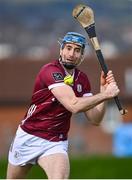 25 February 2024; Conor Cooney of Galway during the Allianz Hurling League Division 1 Group B match between Antrim and Galway at Corrigan Park in Belfast. Photo by Tyler Miller/Sportsfile