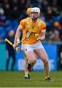 25 February 2024; Rory McCloskey of Antrim during the Allianz Hurling League Division 1 Group B match between Antrim and Galway at Corrigan Park in Belfast. Photo by Tyler Miller/Sportsfile