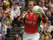 18 July 2004; Fintan Ruddy, Mayo goalkeeper. Bank of Ireland Connacht Senior Football Championship Final, Mayo v Roscommon, McHale Park, Castlebar, Co. Mayo. Picture credit; Pat Murphy / SPORTSFILE