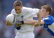 18 July 2004; Gary White, Kildare, in action against Mark Timmins, Laois. Leinster Minor Football Championship Final, Laois v Kildare, Croke Park, Dublin. Picture credit; Ray McManus / SPORTSFILE
