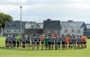 10 September 2013; The Connacht squad gather together in a huddle during squad training ahead of their Celtic League 2013/14, Round 2, game against Cardiff Blues on Friday. Connacht Rugby Squad Training, The Sportsground, Galway. Picture credit: Diarmuid Greene / SPORTSFILE
