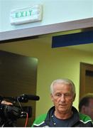 9 September 2008; Republic of Ireland manager Giovanni Trappattoni arrives for a pre match press conference. City Stadium, Podgorica, Montenegro. Picture credit; David Maher / SPORTSFILE