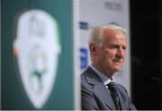 1 May 2008; The new Republic of Ireland manager Giovanni Trapattoni speaking at his first press conference. Concert Hall, Royal Dublin Society, Ballsbridge, Dublin. Picture credit: David Maher / SPORTSFILE