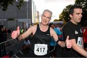 10 September 2013; Colin Feely, running for Grant Thornton, in the Grant Thornton 5k Corporate Team Challenge 2013. Dublin Docklands, Dublin. Photo by Sportsfile