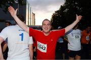 10 September 2013; John D'Arcy, running for Bewleys, in the Grant Thornton 5k Corporate Team Challenge 2013. Dublin Docklands, Dublin. Photo by Sportsfile
