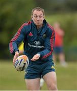 11 September 2013; Munster's Johne Murphy during squad training ahead of their Celtic League 2013/14, Round 2, game against Zebre on Friday. Munster Rugby Squad Training, Cork Instutute of Technology, Bishopstown, Cork. Picture credit: Diarmuid Greene / SPORTSFILE