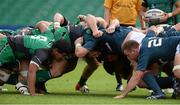 11 September 2013; A general view of a scrum during the game. 'A' Interprovincial, Munster A v Connacht Eagles, Musgrave Park, Cork. Picture credit: Diarmuid Greene / SPORTSFILE