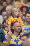 8 September 2013; Clare supporters at the GAA Hurling All-Ireland Championship Finals, Croke Park, Dublin. Picture credit: Brian Lawless / SPORTSFILE
