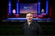 28 February 2024; Johnny Dineen of Upping The Ante during the BoyleSports Cheltenham Preview Night in aid of SVP at the Bardic Theatre in Donaghmore, Tyrone. Photo by Ramsey Cardy/Sportsfile